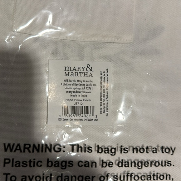 Hope Pillow Cover - Picture 3 of 5